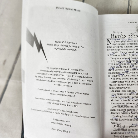 Harry Potter A Tajemna Komnata -The Chamber of  Secrets Czechoslovakia Edition - Picture 4 of 10